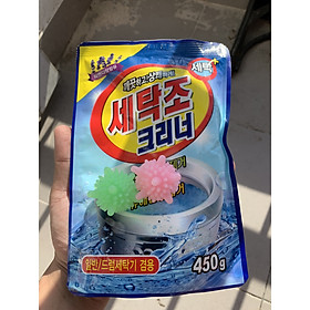 Túi Tẩy Lồng Giặt Hàn Quốc tặng 2 quả cầu gai cao su giặt đồ cho quần áo sạch thơm như mới