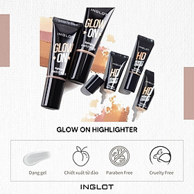 Nhũ bắt sáng ánh nhũ lấp lánh làm sáng da Glow On Highlighter 8ml INGLOT