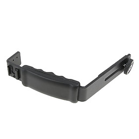 Milageto L-Hình Giá Đỡ Với 2 Giày Nóng Cho Micro Ánh Sáng Đèn Flash Máy Ảnh