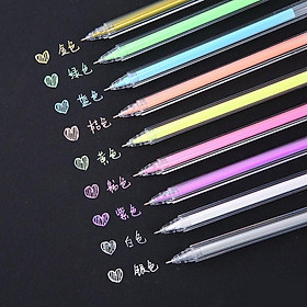 Bút gel nhũ màu neon, bút ghi thiệp