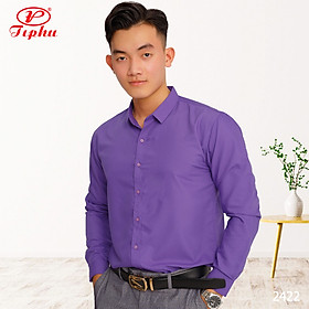 Áo sơ mi nam màu vàng pastel, hiệu cao cấp Amazing, dáng body slim fit, không túi, style Hàn Quốc