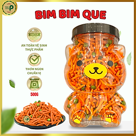 Bim bim que tăm đậu hà lan tân lộc phát - hộp 500g