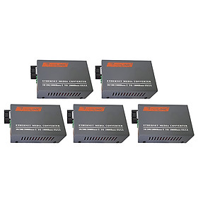 Mua 5 Bộ Chuyển Đổi Quang Điện Converter Netlink (1000Mb) Single Mode Dùng 2 Sợi Quang - Hàng Nhập Khẩu