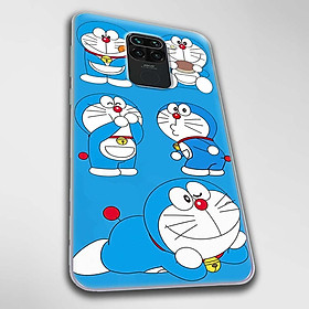 Ốp lưng dành cho Xiaomi Redmi Note 9, 9 Pro, 9S mẫu Doraemon ham ăn