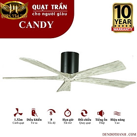 Mua Quạt trần MR VŨ candy quạt trần cho người giàu mẫu 5 cánh hiện ti áp trần thấp QTD