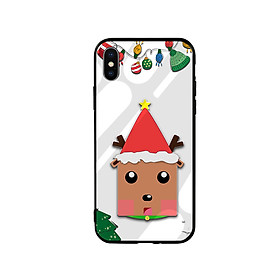 Ốp lưng kính cường lực cao cấp cho điện thoại Iphone X / Xs - Noel 02