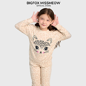 Bộ thu đông bé gái Bigfox Miss Meow size đại