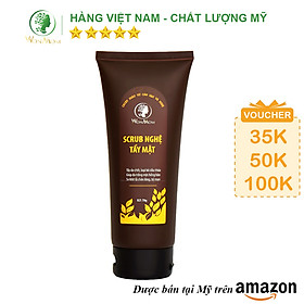 Scrub nghệ tẩy mặt, tái tạo da căng bóng, trắng mịn Wonmom 70g