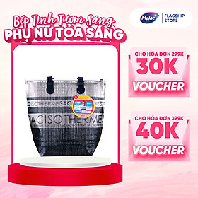 Túi giữ nhiệt nóng lạnh Nhật Bản đựng hộp cơm văn phòng thực phẩm có quai xách tiện lợi 2 size M, L