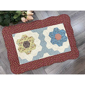 Thảm chùi chân 40x60 - hoa lục giác - TCC540