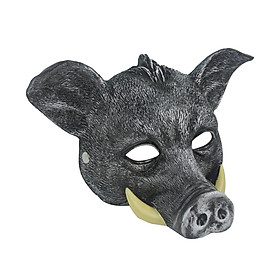 Halloween Boar  Animal Face Cover Lightweight Props Roles Play Pig Head  for Party Supplies Theatrical Stage Performance Night Clubs