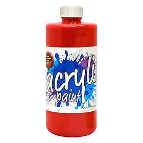 Chai Màu Vẽ Acrylic 300ml - Đỏ