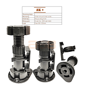 Mua Chân bàn có điều chỉnh độ cao  Chân nhựa tăng chỉnh 95-125mm BỘ 4 CÁI