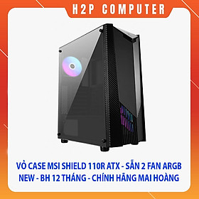 Mua Vỏ Case MSI Shield 110R - ATX - Sẵn 2 Fan ARGB- Hàng Chính Hãng