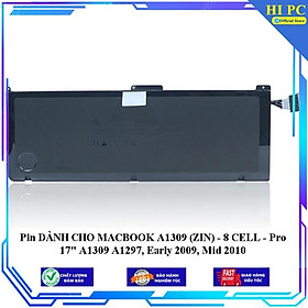 Pin DÀNH CHO MACBOOK A1309  Pro 17