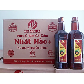 Nước chấm cá cơm Nhất Hảo 900ml Thùng 15 chai