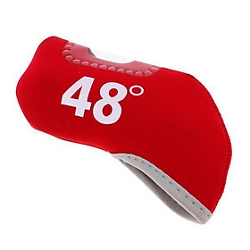 2-5pack Golf Club Iron Putter Headcover Head Cover  48 Degree Red