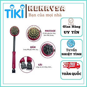 Cây Massage Toàn Thân 3 Trong 1 Gãi Lưng, Massage Đầu Và Đấm Bóp - HENRYSA