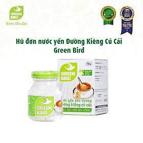 Nước Yến Chưng Đường Kiêng Củ Cải Green Bird Dinh Dưỡng Lành Mạnh - Hũ 72g