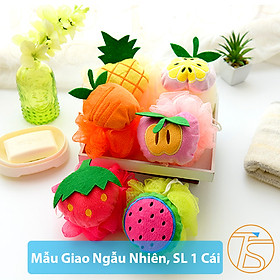 Mua Bông Tắm Tạo Bọt Hình Trái Cây Dễ Thương Có Dây Móc Treo Tiện Lợi Trong Nhà Tắm