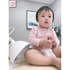 áo cổ 3 phân có cổ cao dài tay trẻ em giữ nhiệt