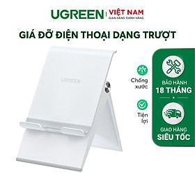 Giá đỡ điện thoại để bàn có thể gập lại được UGREEN LP247 chất liệu nhựa ABS - Hàng chính hãng