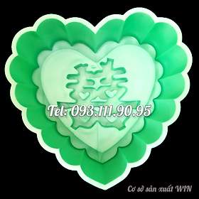 Mua Khuôn ép xôi hình tim Song Hỷ - Loại 10 cm - Mã số 1383