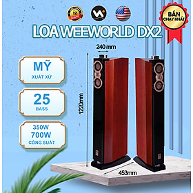 Mua Loa Weeworld DX2 Cực Sang 5 Bass 25 Hàng chính hãng