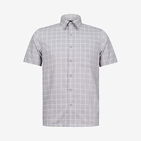 Áo sơ mi nam KHATOCO Tailor Fit ngắn tay A1MN538T2-CNCR733-2703-N