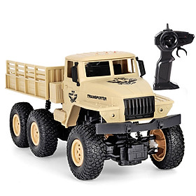 Xe Tải Địa Hình Quân Sự Đồ Chơi Điều Khiển Từ Xa Jjr/C Q68 (2.4GHz 6WD 1/18)