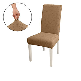 Vỏ bọc ghế được làm từ chất liệu cao cấp nên có độ đàn hồi cực tốt, vải co giãn, mềm mại và thoải mái, hoa văn Jacquard-Màu Con lạc đà