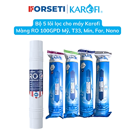 Mua Combo lõi lọc Karofi bao gồm 1 Màng R.O + Bộ chức năng 5678 Karofi - Hàng chính hãng