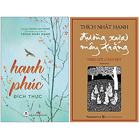 Hình ảnh Combo 2Q Thích Nhất Hạnh: Hạnh Phúc Đích Thực + Đường Xưa Mây Trắng - Theo Gót Chân Bụt