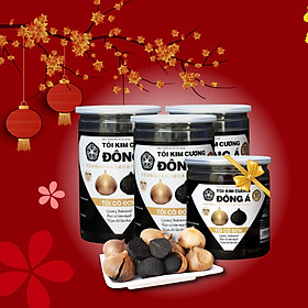 Combo 3 Hộp Tỏi đen Kim cương Đông Á 300G + Tặng 1 Hộp Tỏi 200G