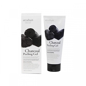 Tẩy Tế Bào Làm sạch sâu và Ngăn Ngừa Mụn Chết Chiết Xuất Từ Than Hoạt Tính ARRAHAN CHARCOAL PEELING GEL (180ml) - Hàn Quốc Chính Hãng