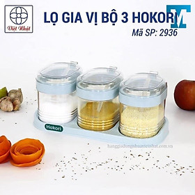 Mua Bộ 3 hũ đựng gia vị Việt Nhật Hokori