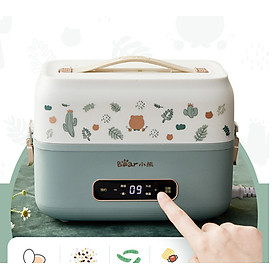 Mua Hộp cơm cắm điện Bear 1.5L DFH-B15Q1  hẹn giờ  nấu chín  hâm nóng thức ăn  an toàn sức khỏe - Hàng chính hãng