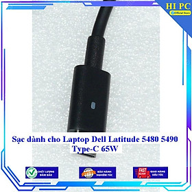 Mua Sạc dành cho Laptop Dell Latitude 5480 5490 Type-C 65W - Kèm Dây nguồn - Hàng Nhập Khẩu