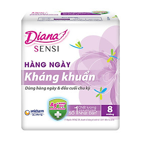 Băng Vệ Sinh Diana Sensi Hằng Ngày Kháng Khuẩn
