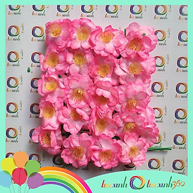 Set 40 hoa mai hoa đào giả trang trí Tết