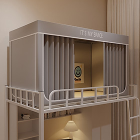 Mua Giường tầng phòng ngủ độc lập  chống muỗi  Hộp Ngủ Riêng Tư Dormitory BoxMe (Giường tầng trên 3 cửa)