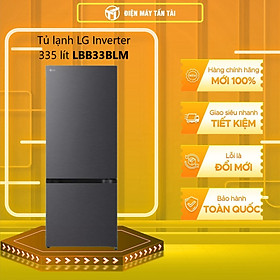 Tủ lạnh LG Inverter 335 lít LBB33BLM - HÀNG CHÍNH HÃNG - CHỈ GIAO HCM