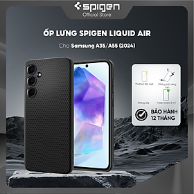 Ốp lưng Spigen Samsung  Liquid Air cho Samsung Galaxy A35/A55 6.6″ (2024) - Thiết kế chống sốc - Hàng Chính Hãng