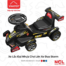 Xe Lắc Nhựa Chợ Lớn Xe đua Strorm - M1770-X3B