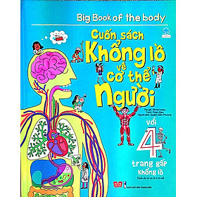 Sách Tương Tác - Big Book - Cuốn Sách Với Trang Gấp Khổng Lồ (Nhiều Chủ Đề) Cho Trẻ Từ 2 Tuổi - Cơ Thể Người