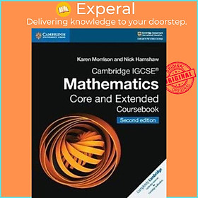 Sách - Cambridge IGCSE (R) Mathematics Core and Extended Coursebook by Karen Morrison (UK edition, paperback)