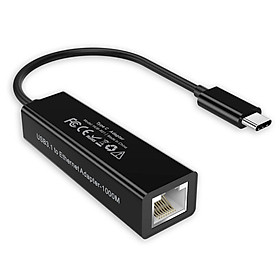 Mua Đầu chuyển Type-C 3.1 ra cổng LAN RJ45 hiệu CHOETECH HUB-R01 cho điện thoại Macbook (Kết nối mạng có dây  thiết kế nhỏ gọn  tốc độ cao) - Hàng chính hãng