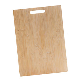 Chopping Block Bamboo Cutting Board for Kitchen for Carving Meat Steak Bread