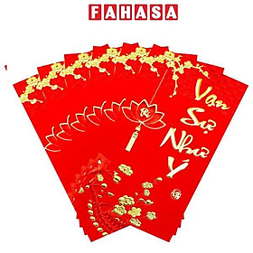 Bộ 6 Bao Lì Xì - WanLongDa YT2105-11 - Vạn Sự Như Ý