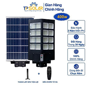 Mua Đèn Đường Liền Thể Kép Năng Lượng Mặt Trời TP Solar TP-D400 Công Suất 400W Chống Nước IP65